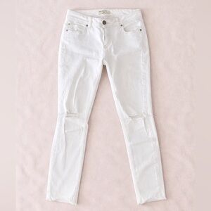Free People Distressed Women's Skinny Jeans Raw hem